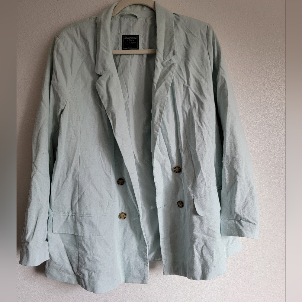 Abercrombie Women's Light Blue Blazer